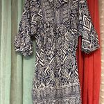 BeachLunchLounge - Blue and White Patterned Dress Photo 0