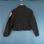 Vintage 80s Gazoz Western Leopard Denim Jacket Multi Size M Photo 3