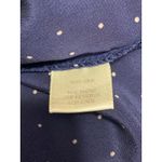 Petticoat Alley Blue Polka Striped Faux Wrap Sleeveless Mini Tank A-Line Dress S Photo 3