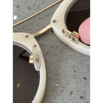 Warby Parker  Winnie 6670 Cream Gold Round Cat Eyegasses Frames ONLY 52-21 145 Photo 5