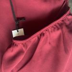 Revolve  Three Eighty Two burgundy Melania butterfly 🦋 shoulder mini dress Photo 9