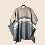 Loft Ann Taylor Striped Poncho Wrap – Size XS/S Photo 1