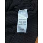 Splendid  Black Ribbed Cutout Shoulder Long Sleeve Pullover Sweater Top Women's L Photo 4