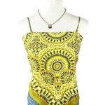 Rose + Olive Rose &‎ Olive Bandana Crop Y2K Style Top Medium NEW Photo 0