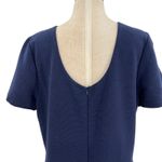 Boden Elsa Ottoman Sheath Dress Ribbed Navy Blue Size US‎ 18L Tall Photo 8