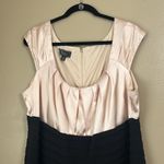 Dress Barn Collection Dress Sz 18 Black/Cream Empire Waist Sleeveless Formal Photo 1