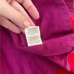 Free People VINTAGE : Red Corduroy Skirt purple tier and removable Pom-pom belt Photo 9