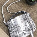 JustFab Snake Skin Buckle Purse Crossbody Photo 0