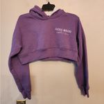 Doux bisou madeline Renee purple cropped hoodie size xs Photo 0