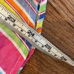 Ralph Lauren Lauren  100% Linen striped short sleeve blouse small Photo 5