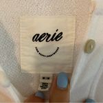 Aerie White Long Sleeve Oversize Hoodie Size Medium Photo 8