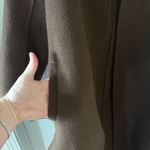 Valentino Garavani Valentino Wrap Style Coat Size 8 Color Brown Photo 5