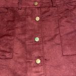 Rue 21  large skirt maroon color5 button front Photo 6