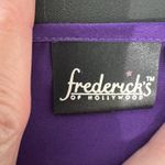 Frederick's of Hollywood Vtg 90s Y2K Sz S Babydoll Silk Purple Midi Slip Dress Sexy Lingerie Whimsigoth Photo 7