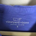 Vineyard Vines Blue Slub Knit Whale Hoodie Long Sleeve Tee Women's Small Photo 2