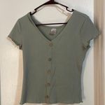 No Boundaries Cute Green Shirt  Photo 2