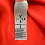 NYDJ ‎ Sleeveless Pleat Back Orange Blouse size M Photo 4
