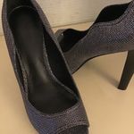 Rebecca Minkoff women silver metallic pump heel shoes US 7.5 Photo 9