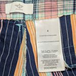 Dockers  Plaid Shorts Preppy Golf Womens Size 4 Pink Blue Photo 2
