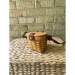 Longaberger  Basket Handwoven Made In Ohio USA Crossbody Purse Cottagecore EUC Photo 1