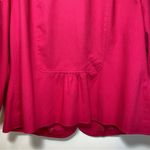 Oscar de la Renta | Vintage Floral Embroidered Single Button Blazer Pink 2XL Photo 11