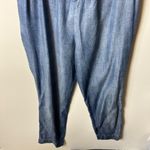 Cloth & Stone Anthropologie Miami One Shoulder Jumpsuit Shaded Chambray Ruffle S Photo 7