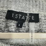 1. State  Gray‎ Fair Isle Crew Neck Sweater Size L Knitwear Pullover Women's Cozy Photo 5