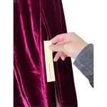 Amanda Smith Silk Blend Burgundy Velvet Button Front Blouse Size 4 NWT Photo 4