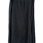 Eileen Fisher Size Petite Large Skirt Gray Grey 100% Linen Stretch Waist Light Photo 0