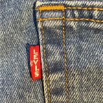 Levi's LEVI’S Premium Wedgie Button Fly Straight Cropped Ankle Jeans ~Medium Wash Sz 25 Photo 8