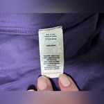 Soft Surroundings  Purple Pin-tuck Pleat Button Up Long Sleeve Top Size Medium Photo 8