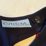 Cynthia Rowley Red Blue Color Block Sleeveless Blouse Top Tank Womens Size Small Photo 2