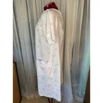 house dress frolicking dress floral eyelet lace collar Pink Size M Photo 6