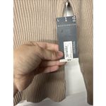 Worthington Women’s Sweater Large Light Brown Ribbed Knit Long Sleeve Top NWT Photo 4