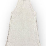 ZARA ‎ White Crochet Lace Halter Mini Shift Dress Size L Photo 0