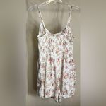 Charlotte Russe  Women’s Floral Print 100% Cotton Sleeveless Shorts Romper|Sz:L Photo 1