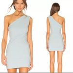 Michael Costello NWT x REVOLVE Ava Dress One Shoulder in Ice Blue- Size Small Photo 1