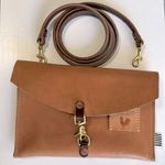 Natural Vachetta Leather Envelope/Crossbody/Fanny Pack Tan Photo 1
