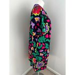 Women's Vintage Kelly Reed Multicolor Whacky Artsy Whimsical House Dress Small Photo 2