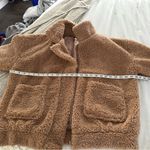 VICI Women’s Medium Brown Teddy Coat Pocket Jacket Photo 2