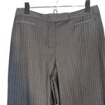 Merona Gray Wool Blend Striped Business Dress Pants Slacks Women Sz 10 Photo 2