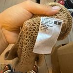 Uniqlo Tan Open Knit Cocoon Linen Blend Cardigan Photo 4