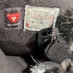 The North Face Women's Nuptse Purna Boot Size 8 Waterproof Faux Fur Gray Suede Photo 7