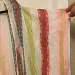 Elan  Pink and White Knit Top Photo 4