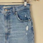 Levi's Premium 70's High Flare Jeans Womens 26 Blue Light Wash Distressed Denim Photo 2