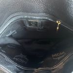 MCM 2- Way Grained Cowhide Leather Bag - Black - Preowned Photo 6