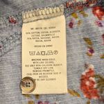 Anthropologie  Building 18 Floral Corduroy Button Down Shirt Size 0 Photo 4