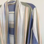 Altar'd State Altar’d State Fringe Open Front Cardigan X-small XS Coverup l Striped Oversized Photo 3