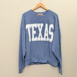 Bucketlist Texas Sweatshirt Rib Cord Comfy Graphic denim blue Size L Size L Photo 1