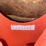 Lacausa Anthropologie  Coral Orange Kaya Sleeveless Tank Top Women's Size XS Photo 5